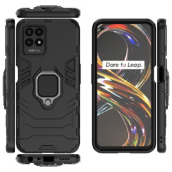 ETUI PANCERNE RING ARMOR na telefon Realme 8i RMX3151 czarne