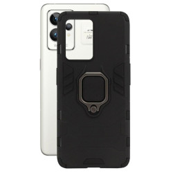 ETUI PANCERNE RING ARMOR na telefon Realme GT 2 Pro 5G czarne