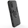 ETUI PANCERNE RING ARMOR na telefon Samsung Galaxy A03s A037 czarne