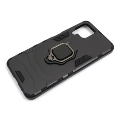 ETUI PANCERNE RING ARMOR na telefon Samsung Galaxy A22 4G / M22 / M32 4G czarne