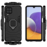 ETUI PANCERNE RING ARMOR na telefon Samsung Galaxy A22 4G / M22 / M32 4G czarne