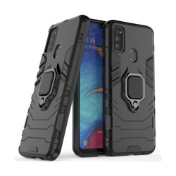 ETUI PANCERNE RING ARMOR na telefon Samsung Galaxy M21 M215 / M30s M307 czarne