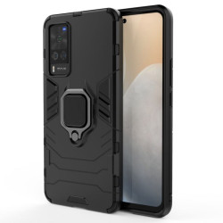 ETUI PANCERNE RING ARMOR na telefon Vivo X60 V2046A czarne