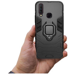 ETUI PANCERNE RING ARMOR na telefon Vivo Y17 2019 V1902 czarne