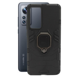 ETUI PANCERNE RING ARMOR na telefon Xiaomi 12 / 12X czarne
