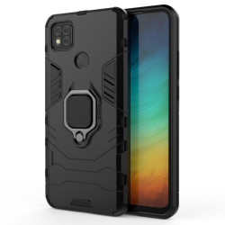 Etui pancerne Ring Armor na telefon Xiaomi Redmi 10A / 9C czarne