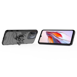 Etui pancerne Ring Armor na telefon Xiaomi Redmi 12C / 11A czarne