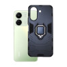 ETUI PANCERNE RING ARMOR na telefon Xiaomi Redmi 13C 4G 23108RN04Y / POCO C65 2310FPCA4G czarne