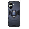 Etui pancerne Ring Armor na telefon Xiaomi Redmi 13C 4G / POCO C65 czarne