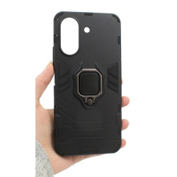 Etui pancerne Ring Armor na telefon Xiaomi Redmi 13C 4G / POCO C65 czarne