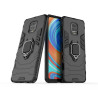 ETUI PANCERNE RING ARMOR na telefon Xiaomi Redmi Note 9S czarne