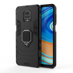 Etui pancerne Ring Armor na telefon Xiaomi Redmi Note 9S czarne