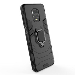 Etui pancerne Ring Armor na telefon Xiaomi Redmi Note 9S czarne