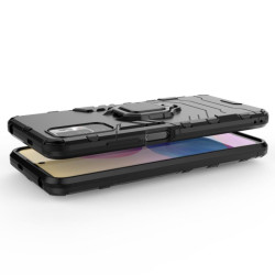 ETUI PANCERNE RING ARMOR na telefon Xiaomi Redmi Note 10 5G / POCO M3 Pro 5G czarne