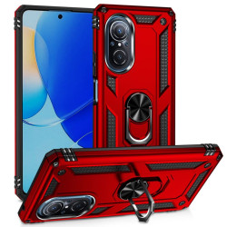 ETUI PANCERNE RING CASE na telefon Huawei Nova 9 SE / Honor 50 SE czerwone