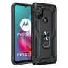 ETUI PANCERNE RING CASE na telefon motorola moto g10 / g20 / g30 / g10 power czarne