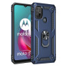 ETUI PANCERNE RING CASE na telefon motorola moto g10 / g20 / g30 / g10 power granatowe