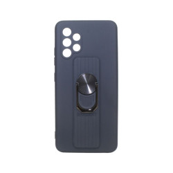 ETUI PANCERNE RING CASE na telefon Samsung Galaxy A32 4G A325 granatowe 2