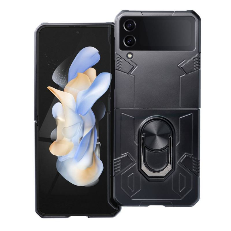 Etui pancerne Ring Case na telefon Samsung Galaxy Z Flip 4 5G / 3 5G czarne