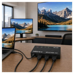 Aktywny splitter HDMI 4K Full HD na 2 odbiorniki