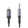 Kabel Lightning - jack 3,5mm EC619 czarny audio
