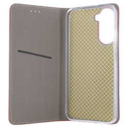 Etui Smart Magnet na telefon Xiaomi Redmi A7 Pro 25128RN17A / POCO C81 Pro 25128PC17G czerwone