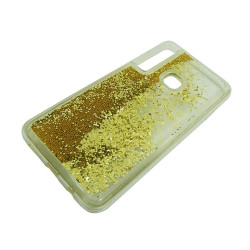 Etui Liquid / Water Case na telefon Samsung Galaxy A9 2018 A920 / A9s A9200 złote 2