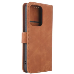 Etui Smart Leather na telefon OPPO Reno 13 5G CPH2689 / 14 5G CPH2737 / 14F 5G CPH2743 / 14FS 5G CPH2743 brązowe