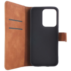 Etui Smart Leather na telefon OPPO Reno 13 5G CPH2689 / 14 5G CPH2737 / 14F 5G CPH2743 / 14FS 5G CPH2743 brązowe