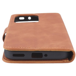 Etui Smart Leather na telefon OPPO Reno 13 5G CPH2689 / 14 5G CPH2737 / 14F 5G CPH2743 / 14FS 5G CPH2743 brązowe