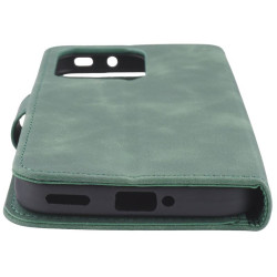 Etui Smart Leather na telefon OPPO Reno 13 5G CPH2689 / 14 5G CPH2737 / 14F 5G CPH2743 / 14FS 5G CPH2743 zielone