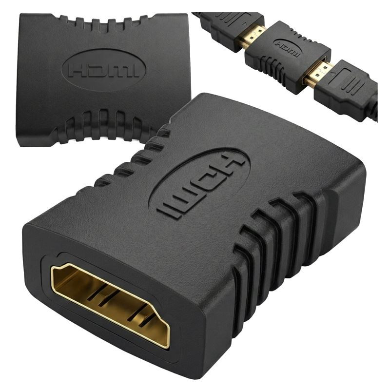 Adapter HDMI żeński - żeński female to female - połącz dwa kable