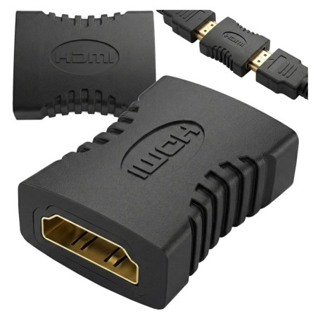 Adapter HDMI żeński - żeński female to female - połącz dwa kable