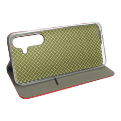 Etui Smart Magnet na telefon Samsung Galaxy S25 FE 5G S731 czerwone