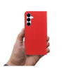 Etui Smart Magnet na telefon Samsung Galaxy S25 FE 5G S731 czerwone