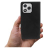 Etui Smart Retro Lite na telefon Honor 600 Lite 5G LNA-NX1 czarne