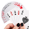 Karty do gry talia 54 szt. powlekane - poker brydż remik