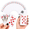 Karty do gry talia 54 szt. powlekane - poker brydż remik