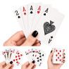 Karty do gry talia 54 szt. powlekane - poker brydż remik