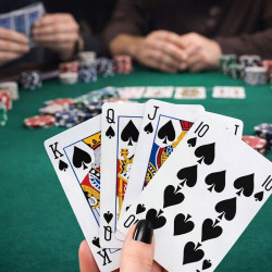 Karty do gry talia 54 szt. powlekane - poker brydż remik