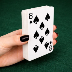 Karty do gry talia 54 szt. powlekane - poker brydż remik