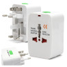Adapter / przejściówka sieciowa wtyczka do kontaktu CAŁY ŚWIAT UK EU USA US JP AU CA CN DE FR IT ES IN BR KR NZ