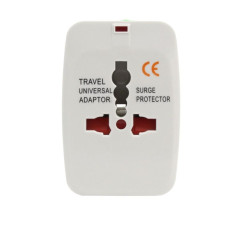 Adapter / przejściówka sieciowa wtyczka do kontaktu CAŁY ŚWIAT UK EU USA US JP AU CA CN DE FR IT ES IN BR KR NZ