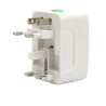 Adapter / przejściówka sieciowa wtyczka do kontaktu CAŁY ŚWIAT UK EU USA US JP AU CA CN DE FR IT ES IN BR KR NZ