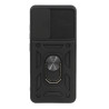 Etui Pancerne CAMSHIELD Ring na telefon Samsung Galaxy A32 4G LTE czarne