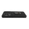 Etui Pancerne CAMSHIELD Ring na telefon Samsung Galaxy A32 4G LTE czarne
