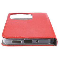 Etui Smart Magnet na telefon Realme 16 Pro 5G RMX5120 czerwone