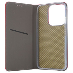 Etui Smart Magnet na telefon Realme 16 Pro 5G RMX5120 czerwone