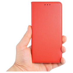 Etui Smart Magnet na telefon Realme 16 Pro 5G RMX5120 czerwone