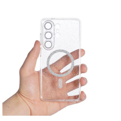 Etui MagSafe Glitter na telefon Samsung Galaxy S26 Ultra 5G S948 bezbarwne